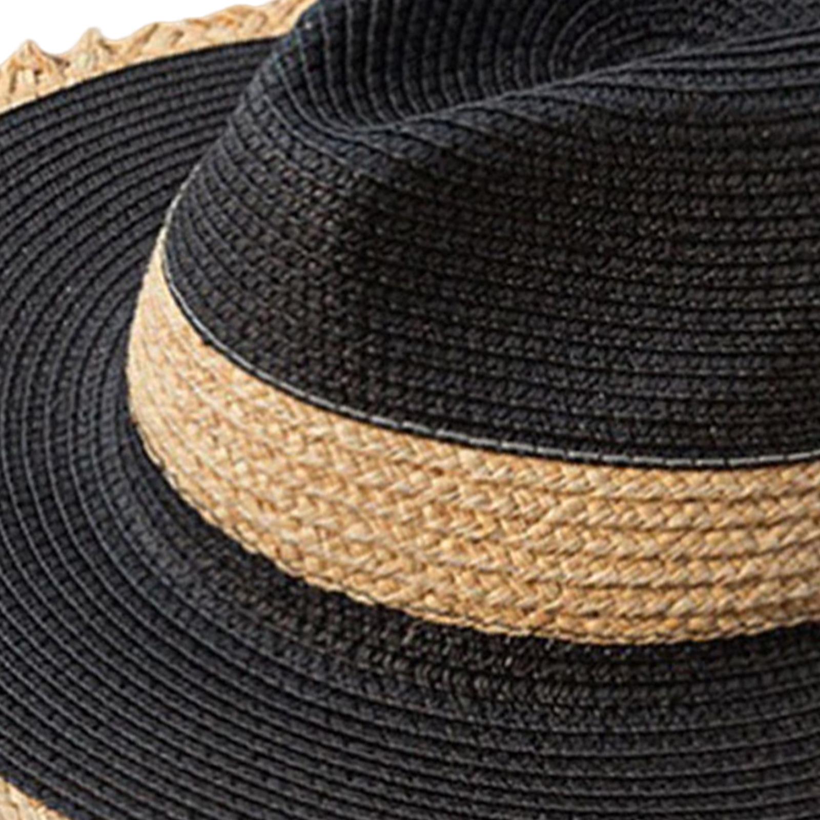 Cowboy Hat Straw - Vintage Style Wide Brim Panama Cowboy
