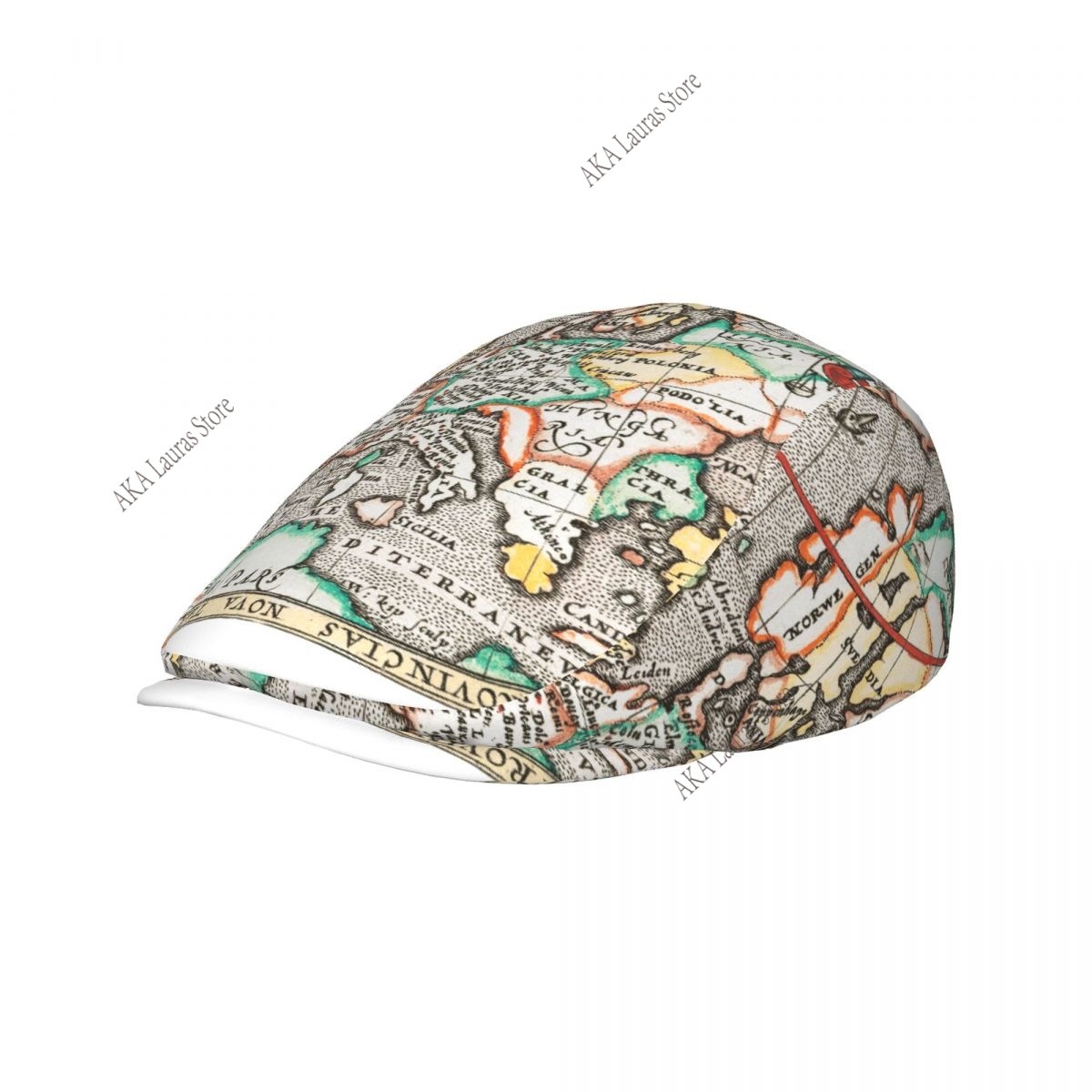 Newsboy Cap Ivy - Newsboy Cap Peaky Octagonal Hat Vintage