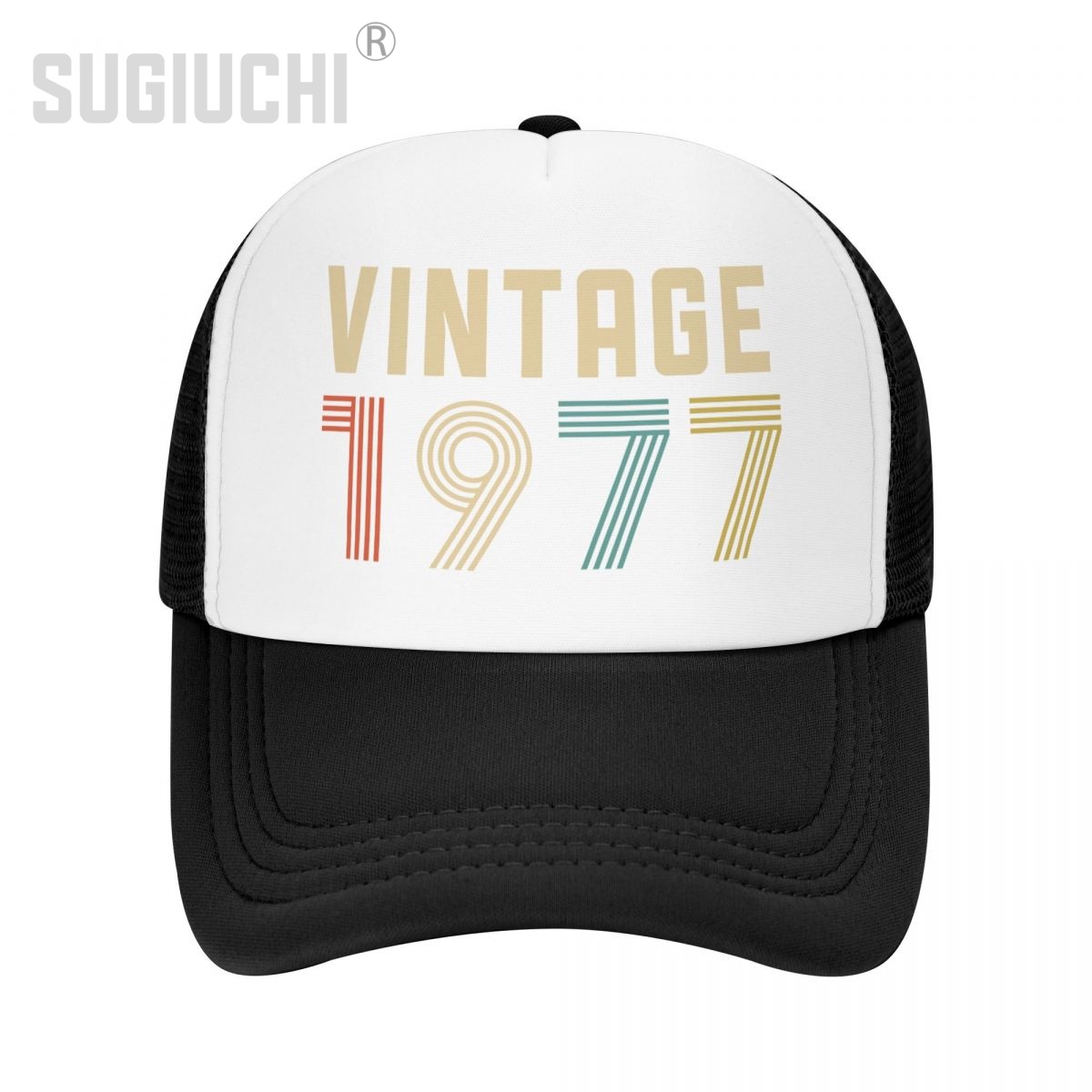 Trucker Cap Mesh - Mesh Cap Hat VINTAGE 1977 Trucker
