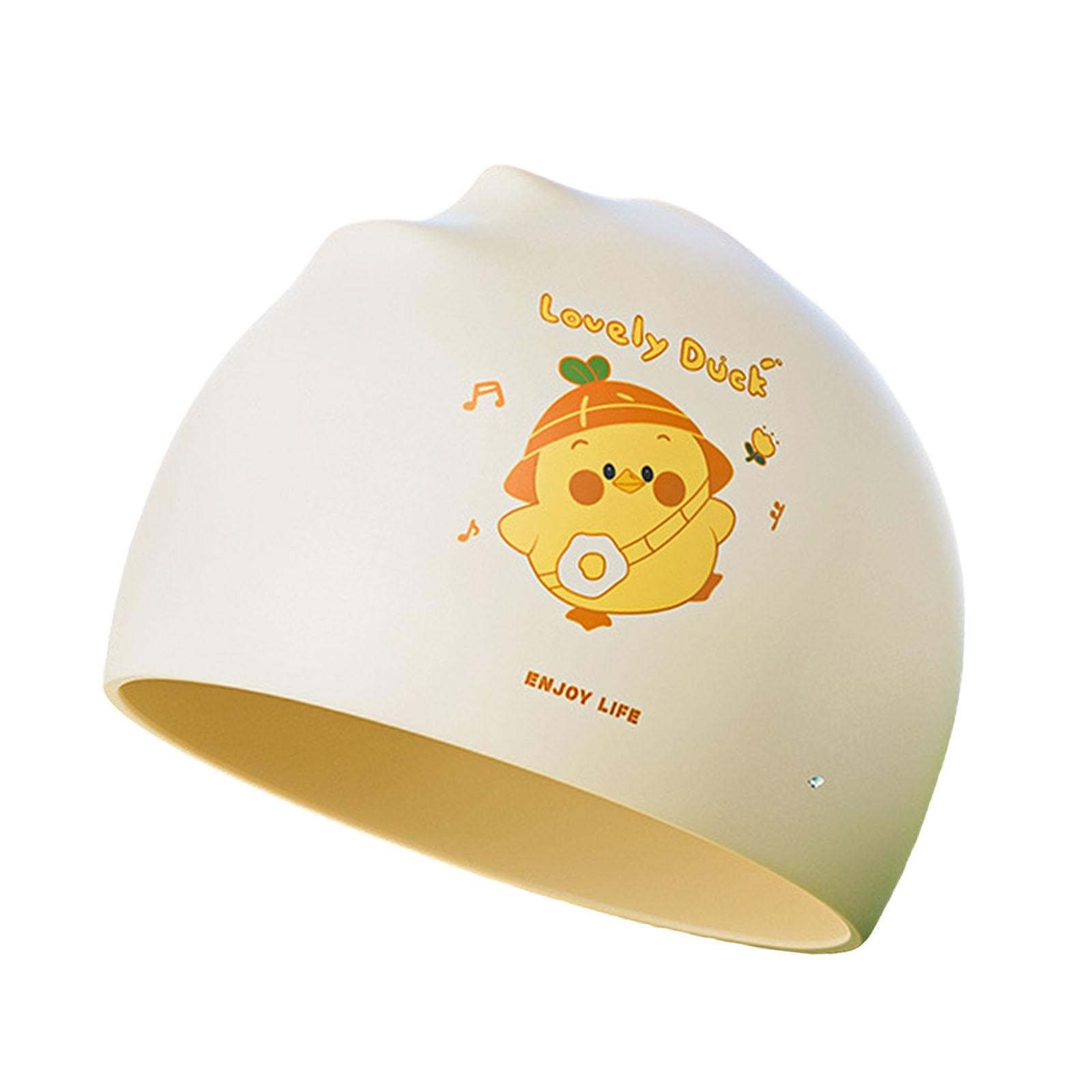 Swim Hat Silicone - Lightweight Non Slip Bathing Hat Waterproof