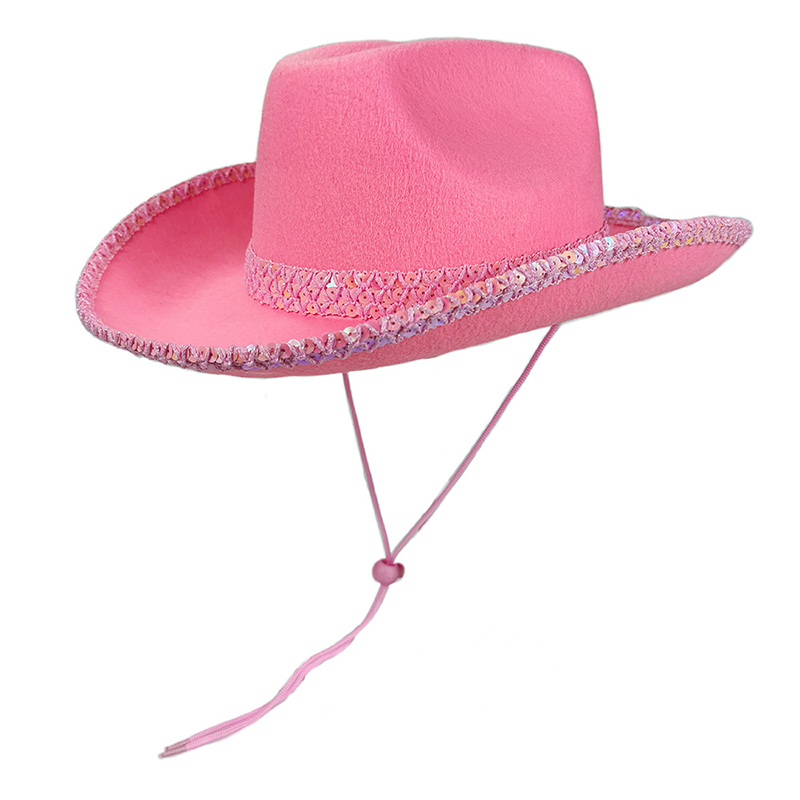 Sun Hat Wide Brim - Women Men Sequin Cowgirl Hat Sparkly
