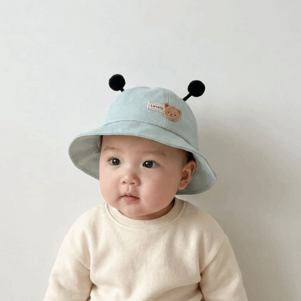 Sun Hat Wide Brim - Gift Solid Color Baby Bucket Hat