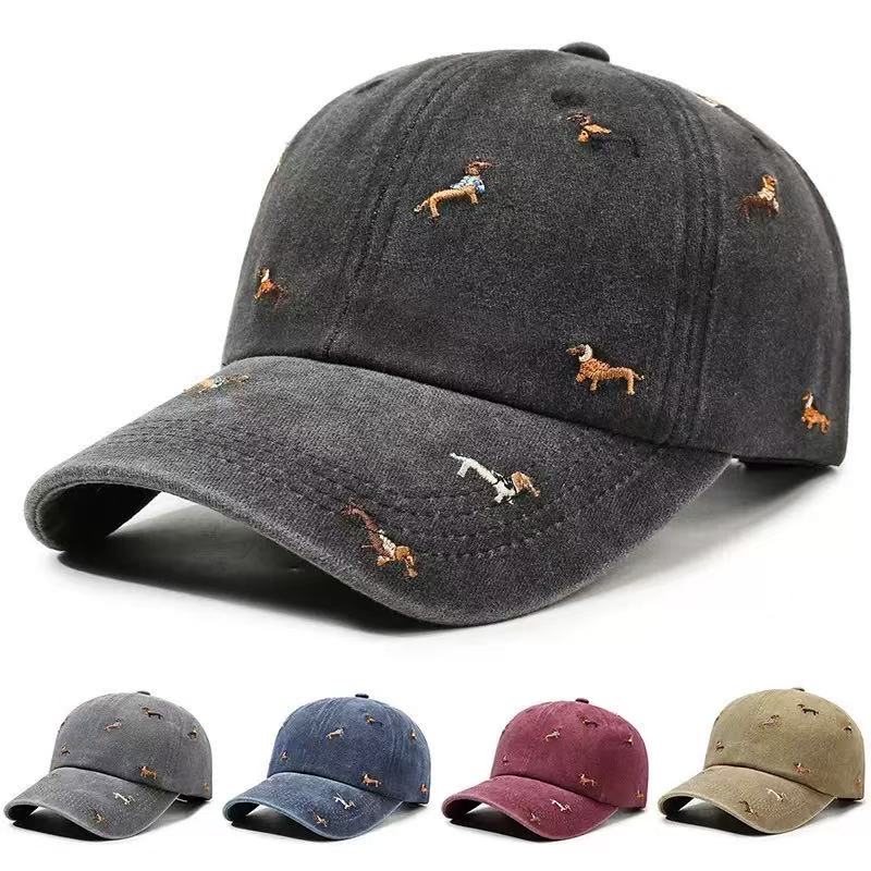 Dachshund Embroidery Washed Co - Golf Cap Dad review and price