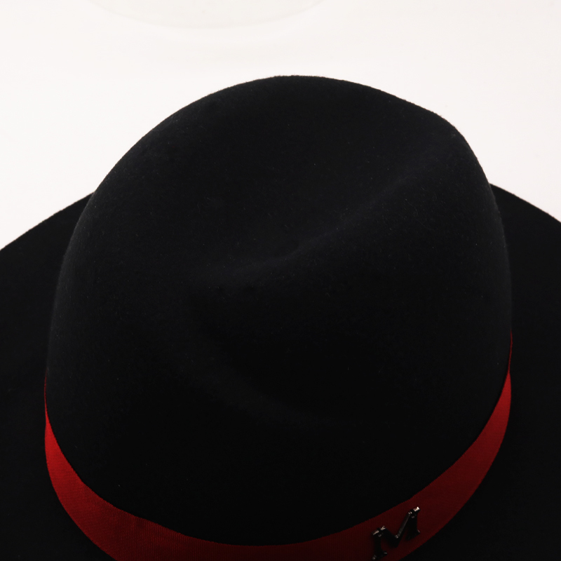 New Outer Black Inner red Wool - Fedora Hat Wool review and price