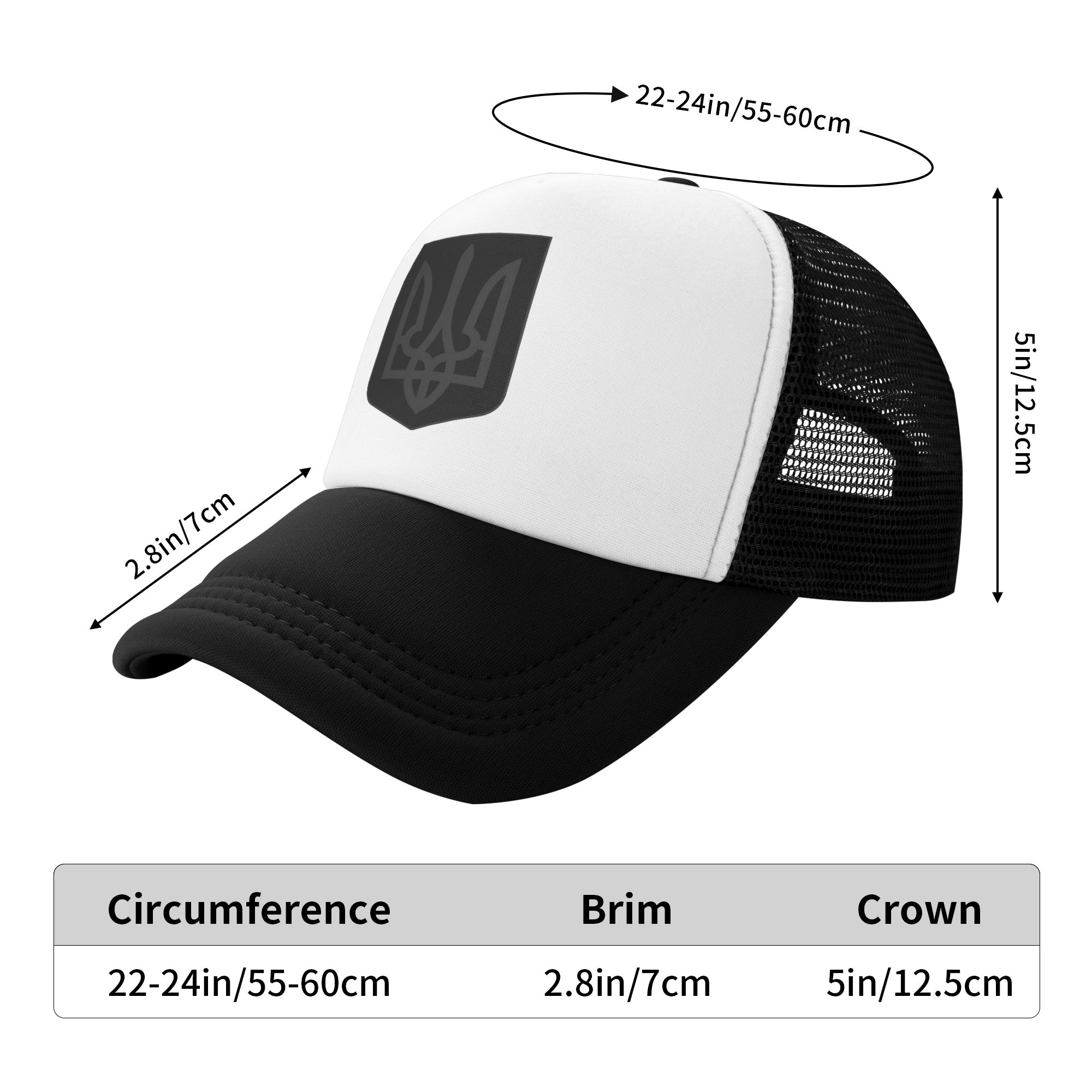 Mesh Sun Hats Ukraine Coat Of  - Trucker Cap Mesh review and price