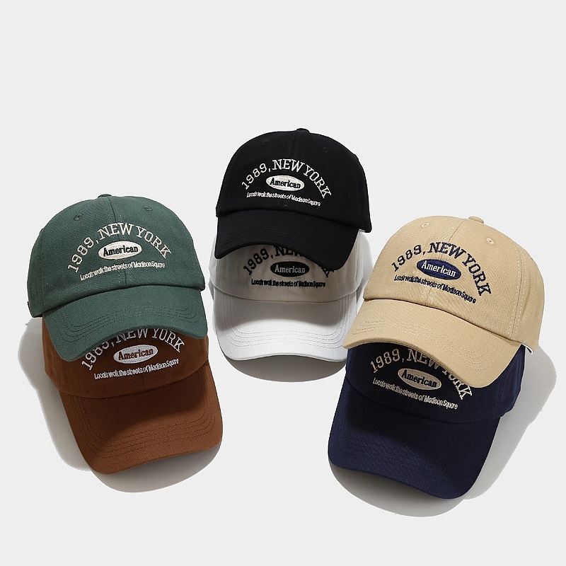 1989 New York Embroidered Base - Dad Hat Cotton review and price
