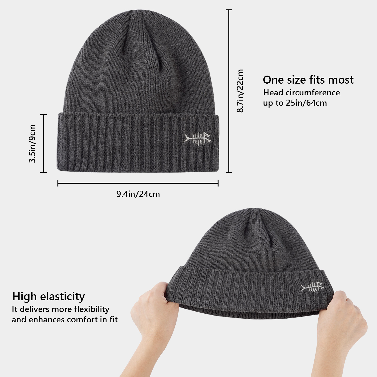 BASSDASH Winter Beanie Hats wi - Beanie Cuffed Knit review and price