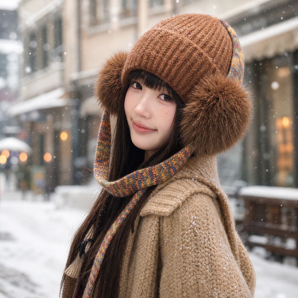 Retro Knit Ear Flap Beanie Cuf - Beanie Cuffed Knit review and price