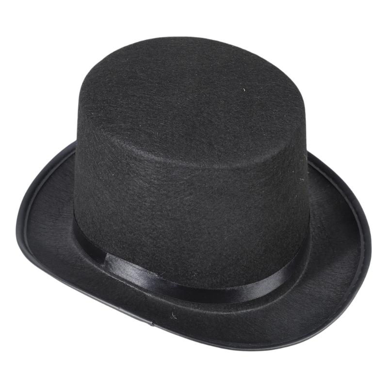 Retro Top Hat Magician Costume - Fedora Hat Wool review and price
