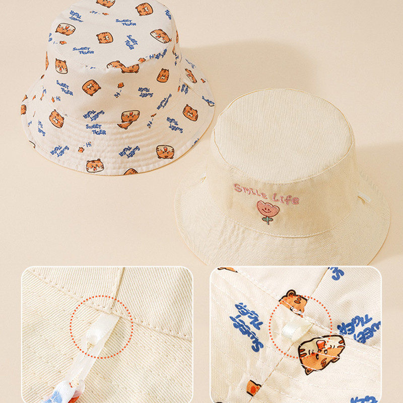 Letter Embroidered Baby Bucket - Bucket Hat Cotton review and price