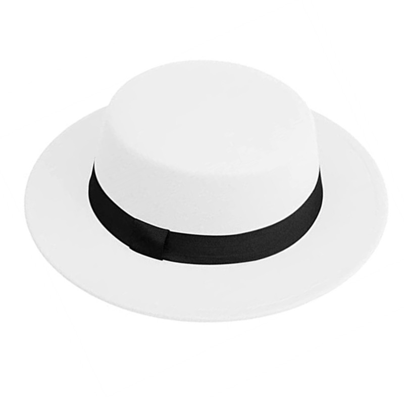 Men Women White Fedora Hat Fla - Fedora Hat Wool review and price