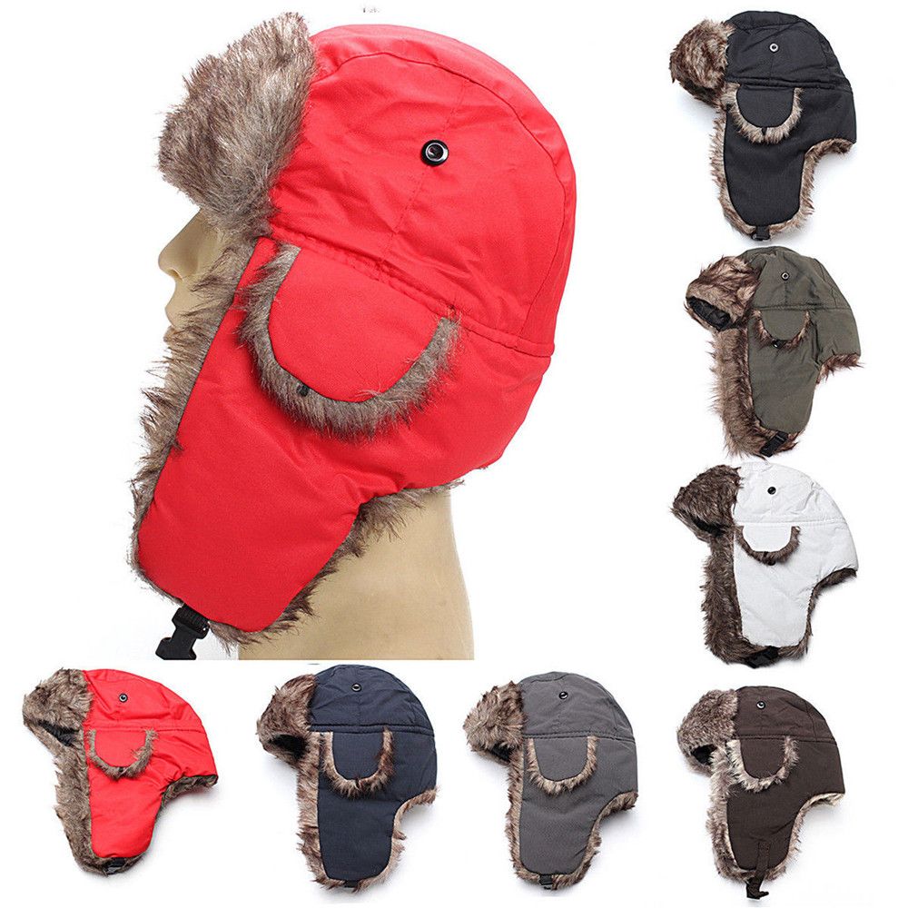 Warm Winter Fur Earflap Ski Ha - Trapper Hat Ear Flap review and price