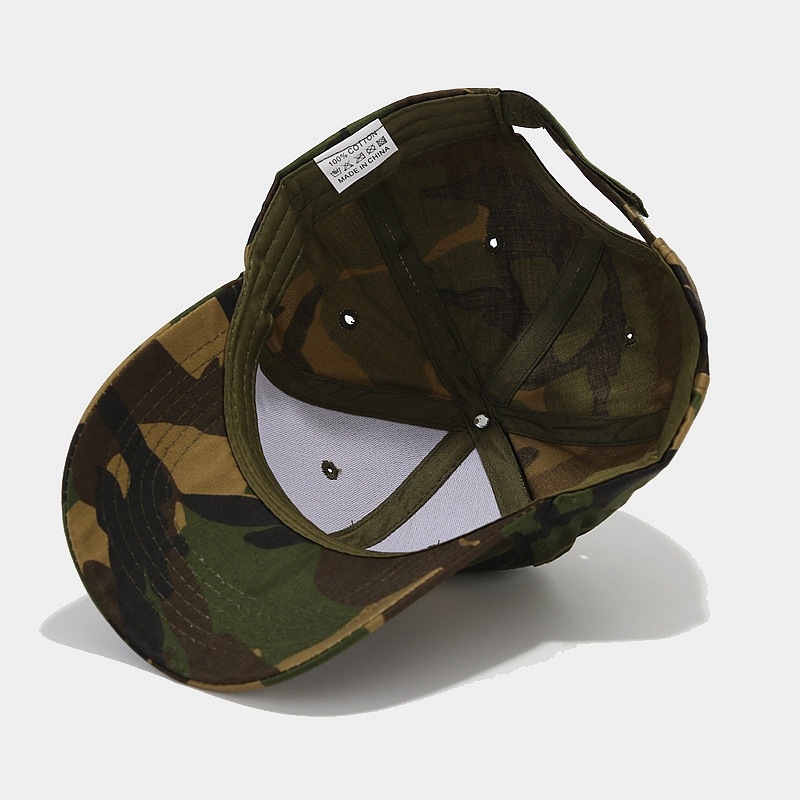 Woodland Camouflage Baseball C - Dad Hat Cotton review and price