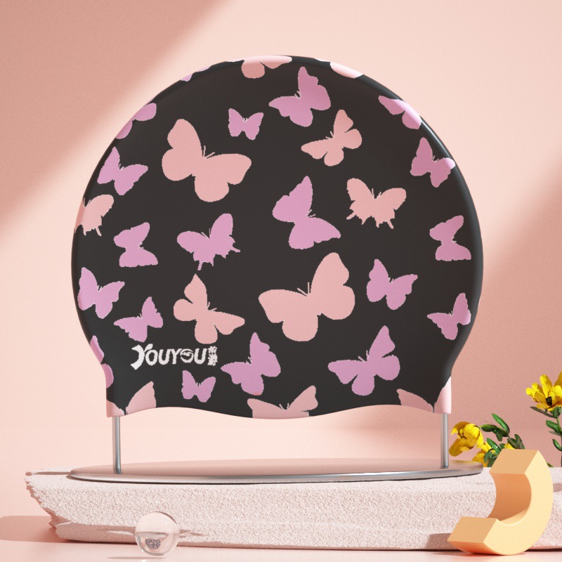 Adults High Elastic Cute Swimm - Swim Hat Silicone review and price