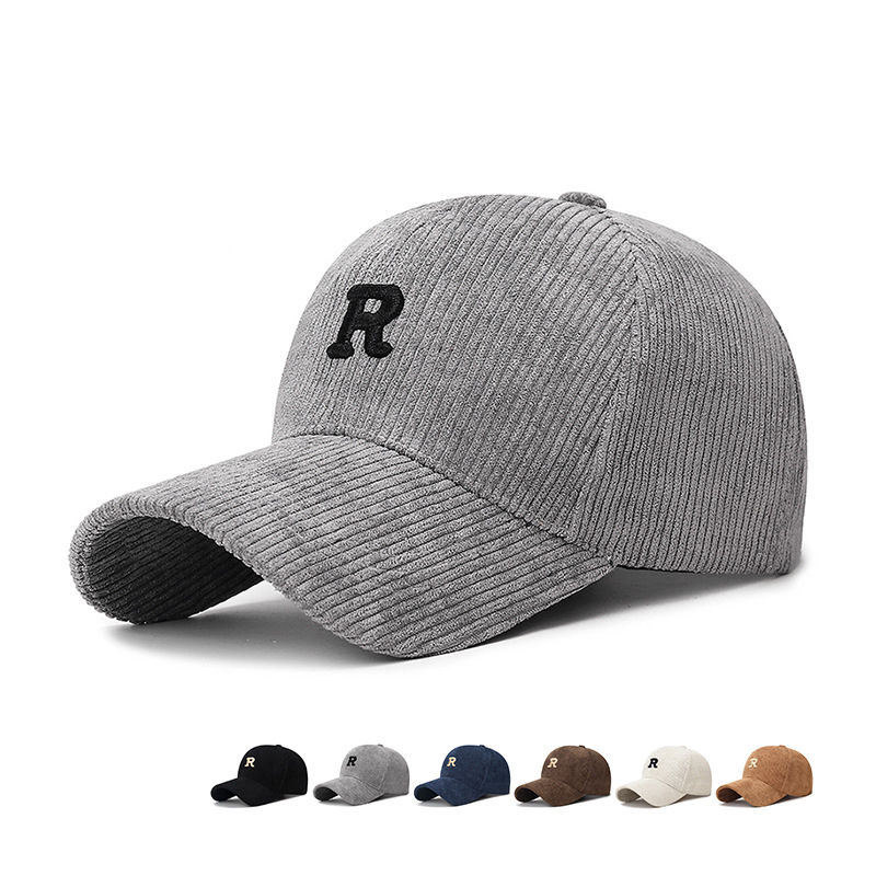 Corduroy Baseball Cap with 3D  - Baseball Cap Structured review and price
