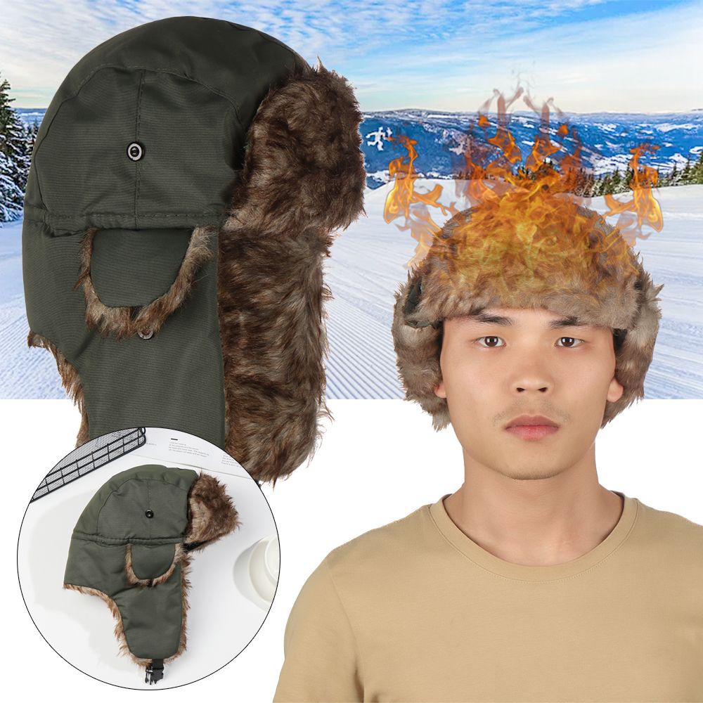 Warm Earflap Trapper Ski Hat W - Trapper Hat Ear Flap review and price