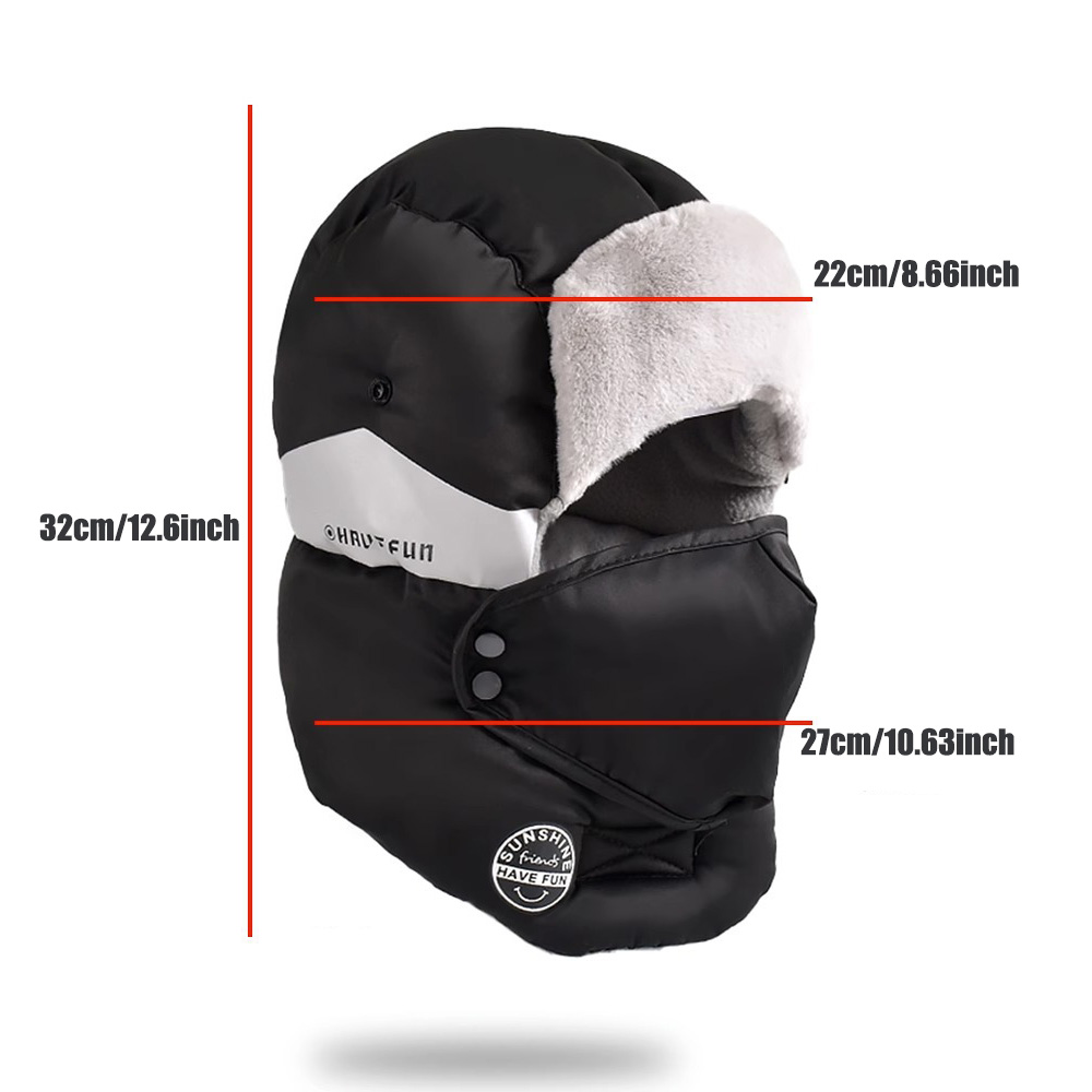 Mens Winter Ski Hat Thickened  - Winter Trapper Hat review and price