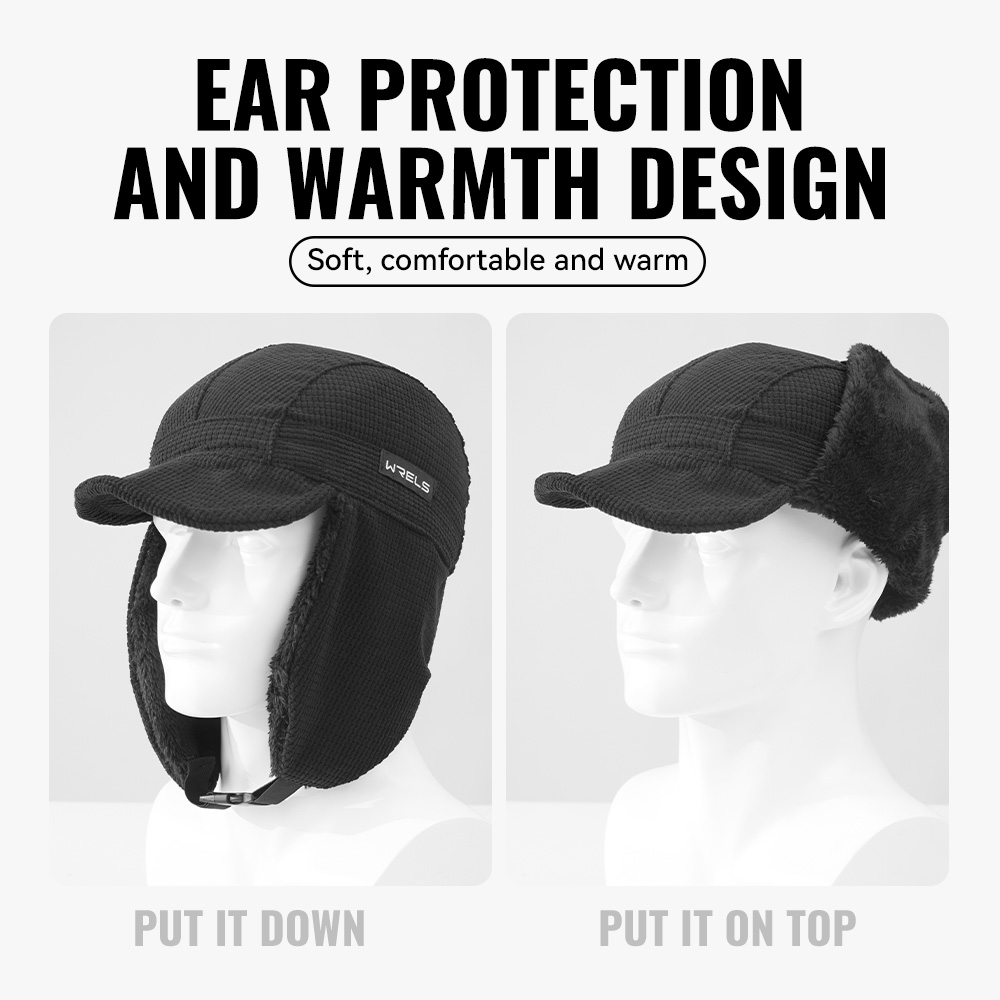 WRELS Winter Trapper Hat Windp - Trapper Hat Ear Flap review and price
