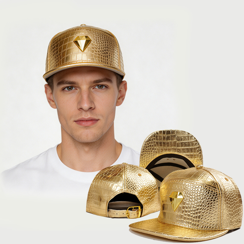 New Gem Leather Baseball Cap M - Baseball Cap Structured review and price