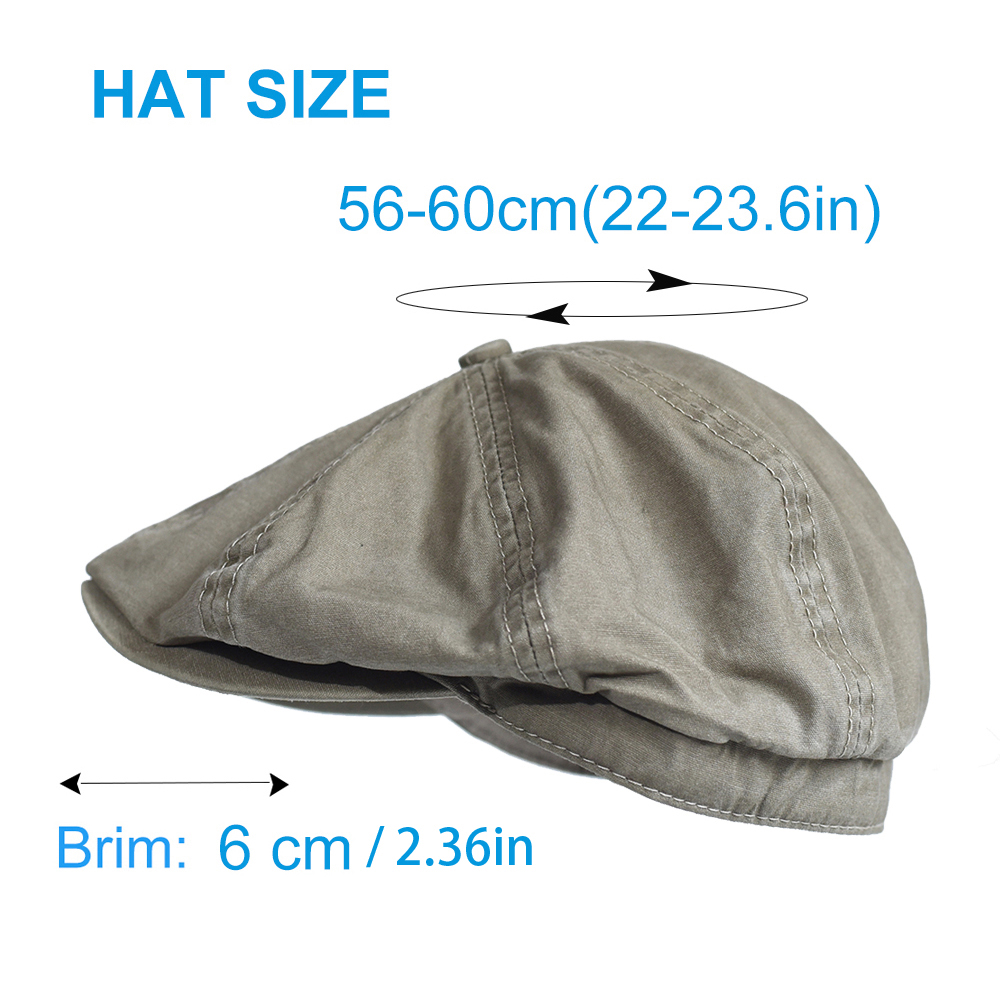 Washed Cotton Newsboy Cap Peak - Newsboy Cap Ivy review and price
